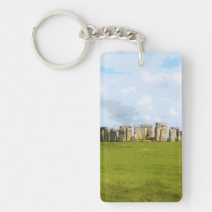 Stonehenge Stone Cirument Sleutelhanger