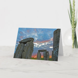 Stonehenge Sunset Kaart