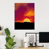 Stonehenge Sunset Poster (Thuiskantoor)