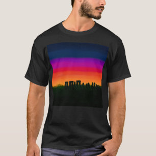 Stonehenge sunset t-shirt