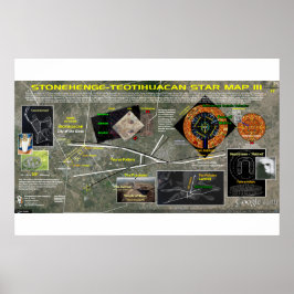 Stonehenge - Taurus Star Map 3 Poster
