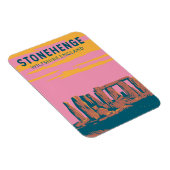 Stonehenge Travel Art Retro Illustratie Magneet (Rechterzijde)