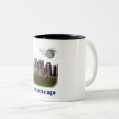 Stonehenge Tweekleurige Koffiemok (Voorkant rechts)