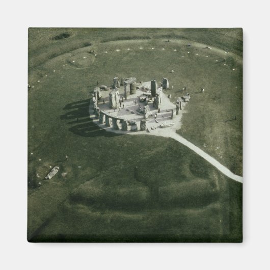 Stonehenge uit de lucht magneet (Voorkant)