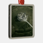 Stonehenge uit de lucht metalen ornament (Rechts)