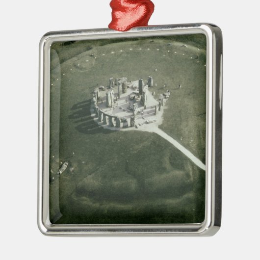 Stonehenge uit de lucht metalen ornament (Links)