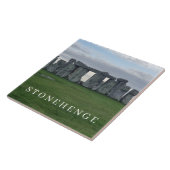 Stonehenge uitzicht souvenir keramische tegel tegeltje (Zijkant)