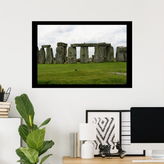 Stonehenge Uitzichten Poster (Thuiskantoor)