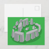 Stonehenge van Engeland Briefkaart (Voorkant / Achterkant)