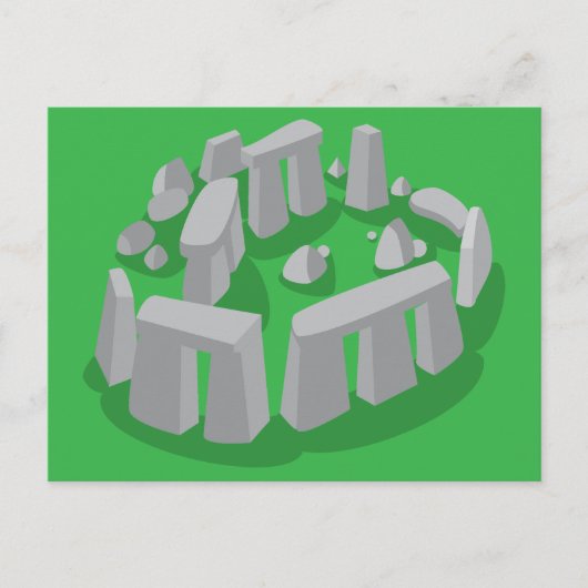 Stonehenge van Engeland Briefkaart (Voorkant)