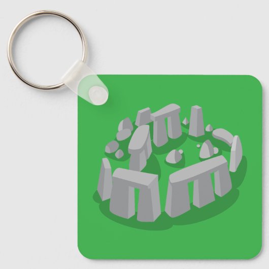 Stonehenge van Engeland Sleutelhanger (Voorkant)