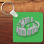 Stonehenge van Engeland Sleutelhanger (Voorkant)