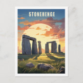Stonehenge Verenigd Koninkrijk Beroemde reisplaats Briefkaart (Voorkant)