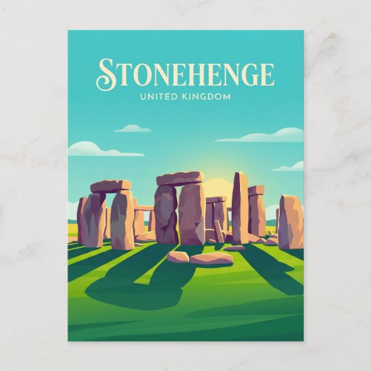 Stonehenge Verenigd Koninkrijk Briefkaart (Voorkant)