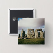Stonehenge Vierkante Button 5,1 Cm (Voorkant /achterkant)