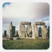 Stonehenge Vierkante Sticker (Voorkant)