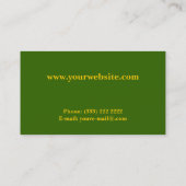 Stonehenge Visitekaartje (Achterkant)