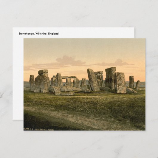 Stonehenge, Wiltshire, Engeland Briefkaart (Voorkant / Achterkant)