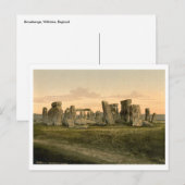 Stonehenge, Wiltshire, Engeland Briefkaart (Voorkant / Achterkant)