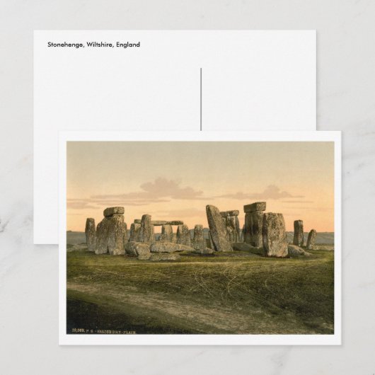Stonehenge, Wiltshire, Engeland Briefkaart (Voorkant / Achterkant)