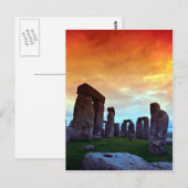 Stonehenge, Wiltshire, Engeland Briefkaart (Voorkant / Achterkant)