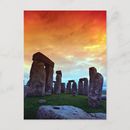 Stonehenge, Wiltshire, Engeland Briefkaart (Voorkant)