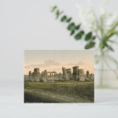 Stonehenge, Wiltshire, Engeland c.1895 Briefkaart (Staand voorkant)