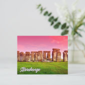 Stonehenge, Wiltshire, Engeland Feestdagenkaart (Staand voorkant)