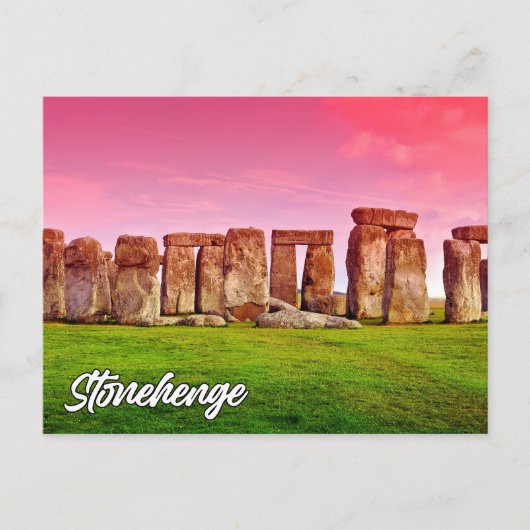 Stonehenge, Wiltshire, Engeland Feestdagenkaart (Voorkant)