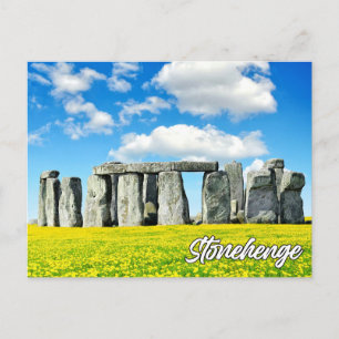 Stonehenge, Wiltshire, Engeland Feestdagenkaart