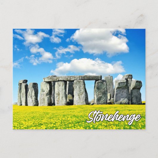 Stonehenge, Wiltshire, Engeland Feestdagenkaart (Voorkant)