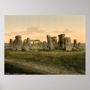 Stonehenge, Wiltshire, Engeland Poster