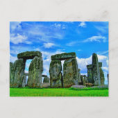 Stonehenge, Wiltshire, Engeland, Prehistorische St Feestdagenkaart (Voorkant)