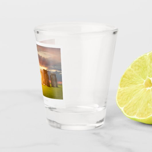 Stonehenge, Wiltshire Shot Glas (Rechts)