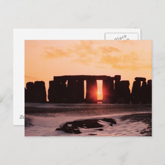 Stonehenge, Winter Solstice Briefkaart (Voorkant / Achterkant)