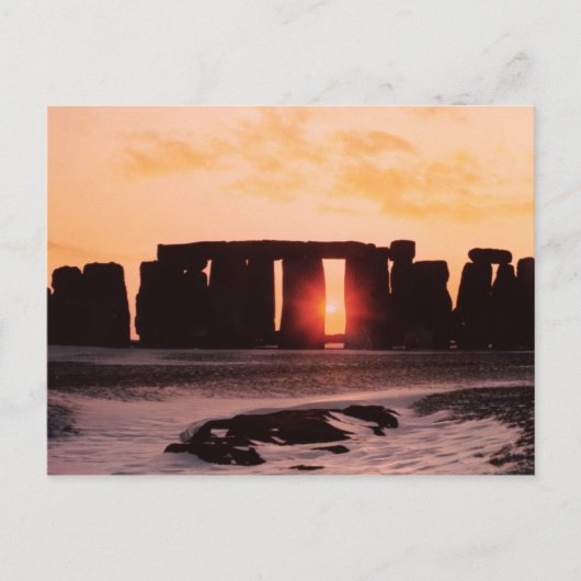 Stonehenge, Winter Solstice Briefkaart (Voorkant)
