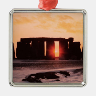 Stonehenge, Winter Solstice Metalen Ornament