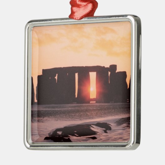 Stonehenge, Winter Solstice Metalen Ornament (Links)