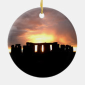 Stonehenge Winter Solstice Ornament (Achterkant)