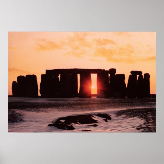 Stonehenge, Winter Solstice Poster (Voorkant)