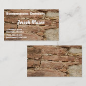 stonemason - constructie visitekaartje (Voorkant / Achterkant)