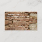 stonemason visitekaartje (Achterkant)