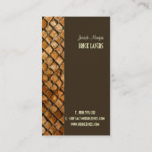 Stonemasons, steenwerkers visitekaartjes (Achterkant)