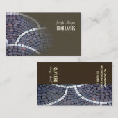 Stonemasons, steenwerkers visitekaartjes (Voorkant / Achterkant)