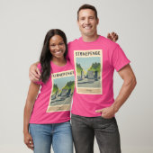 Stonepenge Vintage Travel Poster T-shirt (Unisex)