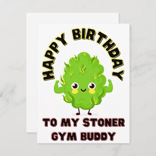 STONER GYM BUDDY (Voorkant / Achterkant)