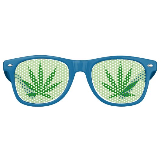 Stoner Party Shades Retro Zonnebril (Voorkant)