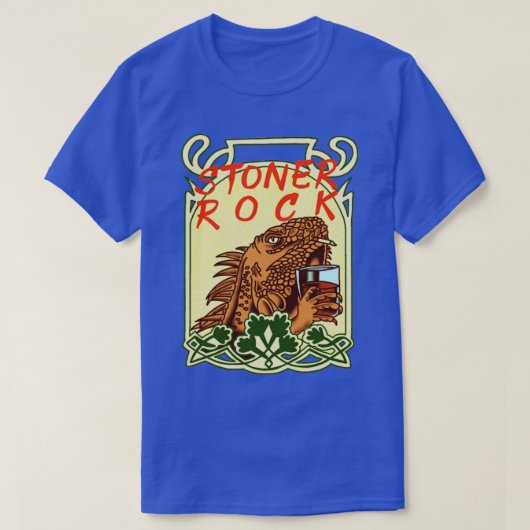 stoner rock woestijn versteend t-shirt (Design voorkant)