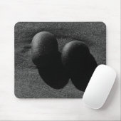 Stones Cool Black & White Photography Muismat (Met muis)