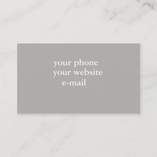 Stones Fotografie Abstracte Natuur Visitekaartje (Achterkant)